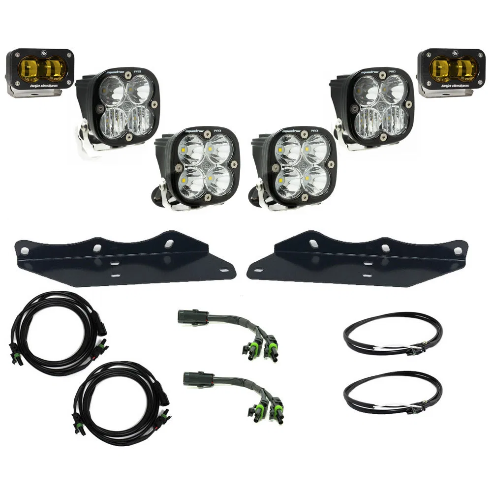 448177 – BAJA DESIGN Driving/ Fog Light, LED Bulb Rectangular/ Square 12.42 Watt Fog Beam 1210 Lumens S2 SAE/ 4095 Lu...